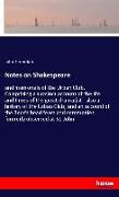 Notes on Shakespeare