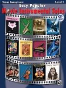 Easy Popular Movie Instrumental Solos: Tenor Sax, Book & CD [With CD]