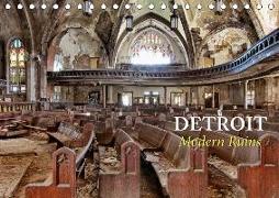 Detroit - Modern Ruins (Tischkalender 2019 DIN A5 quer)