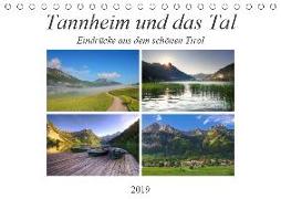 Tannheim und das Tal (Tischkalender 2019 DIN A5 quer)