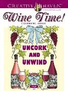 Creative Haven Wine Time! Coloring Book