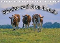 Rinder auf dem Lande (Tischkalender 2019 DIN A5 quer)