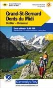 Grand-St-Bernard - Dents du Midi Verbiez, Ovronnaz, Nr. 22 Wanderkarte 1:60 000