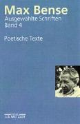 Max Bense: Poetische Texte