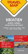 KUNTH TRAVELMAP Kroatien 1:300.000