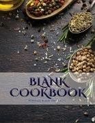 Blank Cookbook: A blank recipe journal with recipe templates to record your recipes, and over time, make your own DIY recipe book