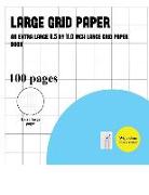 Large Grid Paper (One Inch Grids): A Graph Book Containing 100 Pages of 1 Inch Graph Paper