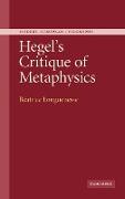 Hegel's Critique of Metaphysics