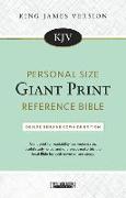 KJV Personal Size Giant Print Reference Bible Black (Genuine Leather)