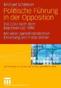 Politische Führung in der Opposition