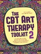 The CBT Art Therapy Toolkit 2 (Mandalas): An adult coloring book that includes 50 complex geometric patterns (mandalas) designed to reduce anxiety