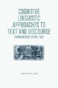 Cognitive Linguistic Approaches to Text and Discourse