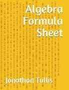 Algebra Formula Sheet