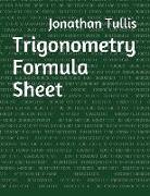 Trigonometry Formula Sheet