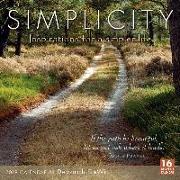 2019 Simplicity Inspirations for a Simpler Life 16-Month Wall Calendar: By Sellers Publishing