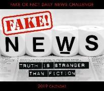 2019 Fake News Truth Is Stranger Than Fiction Boxed Daily Calendar: By Sellers Publishing