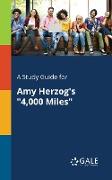 A Study Guide for Amy Herzog's "4,000 Miles"