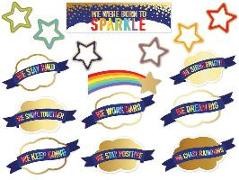 Sparkle and Shine We Were Born to Sparkle Mini Bulletin Board Set