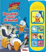 Disney - Donalds neuer Freund -Soundbuch - Disney Micky und die flinken Flitzer - Pappbilderbuch mit 7 lustigen Geräuschen für Kinder ab 3 Jahren