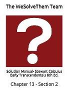 Solution Manual- Stewart Calculus Early Transcendentals 8th Ed.: Chapter 13 - Section 2