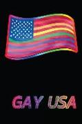 Gay USA: Notebook Journal Diary 110 Lined Pages