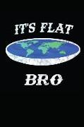 It's Flat Bro: Notebook Journal Diary 110 Lined Pages