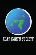 Flat Earth Society: Notebook Journal Diary 110 Lined Pages