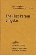 The First Person Singular