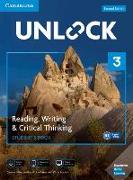 Unlock Level 3 Reading, Writing, & Critical Thinking Student's Book, Mob App and Online Workbook W/ Downloadable Video [With eBook]