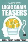 Logic Brain Teasers: Doppelblock Puzzles - Large Print for Fun Travel