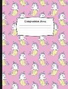 Composition Book: Mermicorn Pattern College Ruled Notebook for Taking Notes Journaling School or Work for Girls