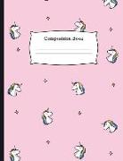 Composition Book: Unicorns Pattern College Ruled Notebook for Taking Notes Journaling School or Work for Girls