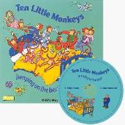 Ten Little Monkeys Jumping on the Bed [With CD (Audio)]