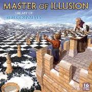2019 Master of Illusion the Art of Rob Gonsalves 16-Month Wall Calendar: By Sellers Publishing