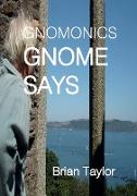 Gnomonics: Gnome Says