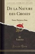 De la Nature des Choses, Vol. 1