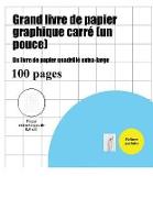 Grand Livre de Papier Graphique Carré: Un Livre de Papier Quadrillé Extra-Large