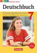 Deutschbuch, Sprach- und Lesebuch, Realschule Bayern 2017, 7. Jahrgangsstufe, Schulaufgabentrainer mit Lösungen