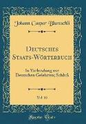 Deutsches Staats-Wörterbuch, Vol. 11