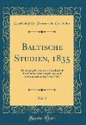 Baltische Studien, 1835, Vol. 3