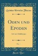 Oden und Epoden, Vol. 1