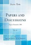 Papers and Discussions, Vol. 34