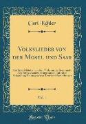 Volkslieder von der Mosel und Saar, Vol. 1