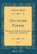 Deutsche Poetik, Vol. 3