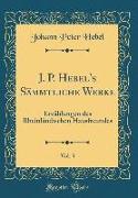 J. P. Hebel's Sämmtliche Werke, Vol. 3