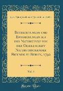 Beobachtungen und Entdeckungen aus der Naturkunde von der Gesellschaft Naturforschender Freunde zu Berlin, 1792, Vol. 4 (Classic Reprint)