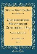 Oestreichische Militärische Zeitschrift, 1819, Vol. 2