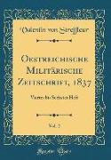 Oestreichische Militärische Zeitschrift, 1837, Vol. 2