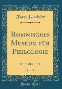 Rheinisches Museum für Philologie, Vol. 58 (Classic Reprint)