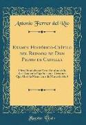 Examen Histórico-Crítico del Reinado de Don Pedro de Castilla